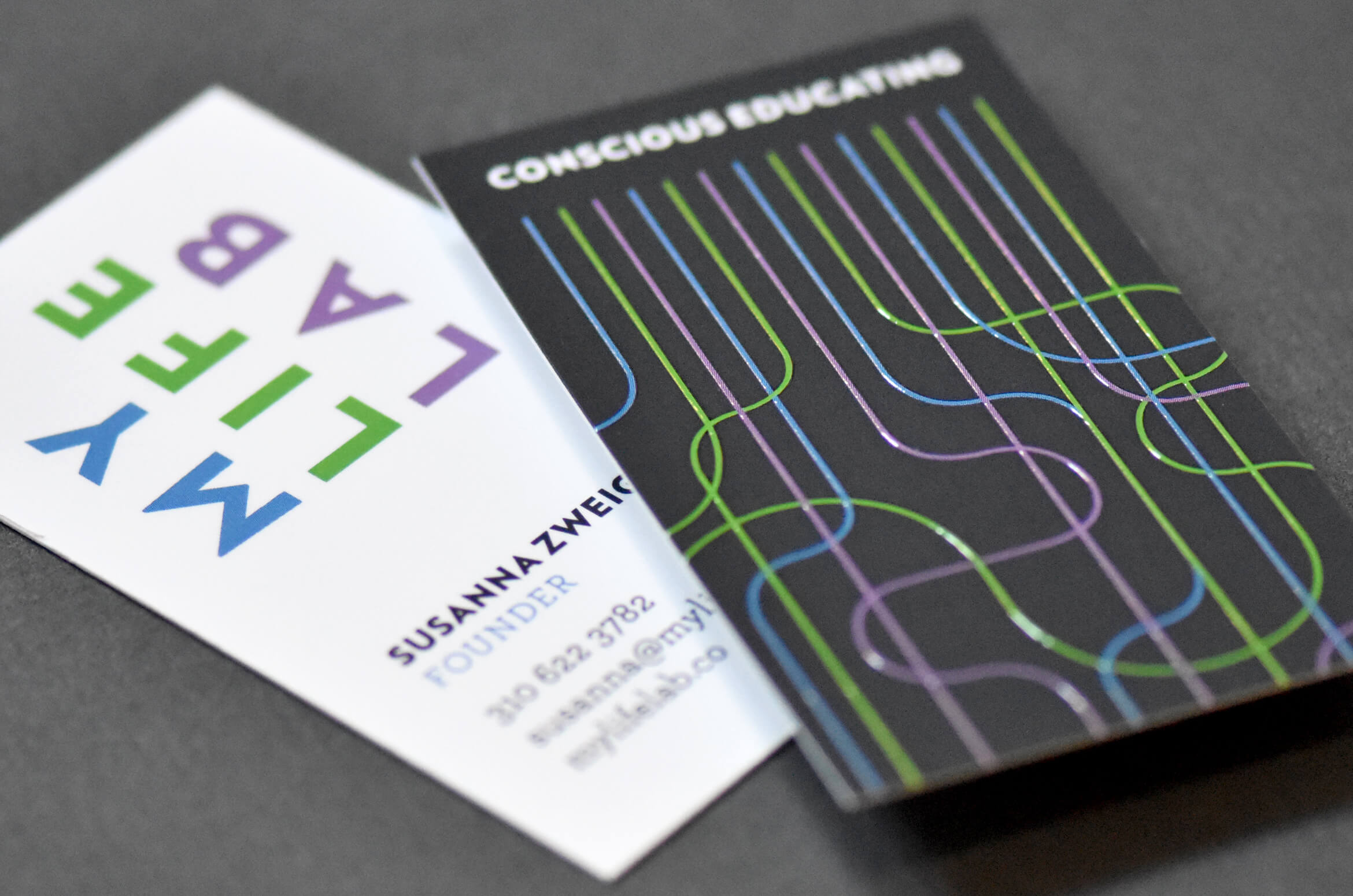 MyLifeLab business card design
